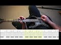 trivium – dying in your arms pov guitar cover screen tabs