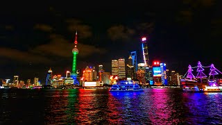 Awesome Night View of Shanghai - 上海夜景 - 上海外滩  - The Bund