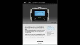 MCintosh Monoblock Power Amplifier MC-1.2KW Brochure B  ( English Language )