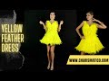 charismatico sexy sunny summer feather dollie dress