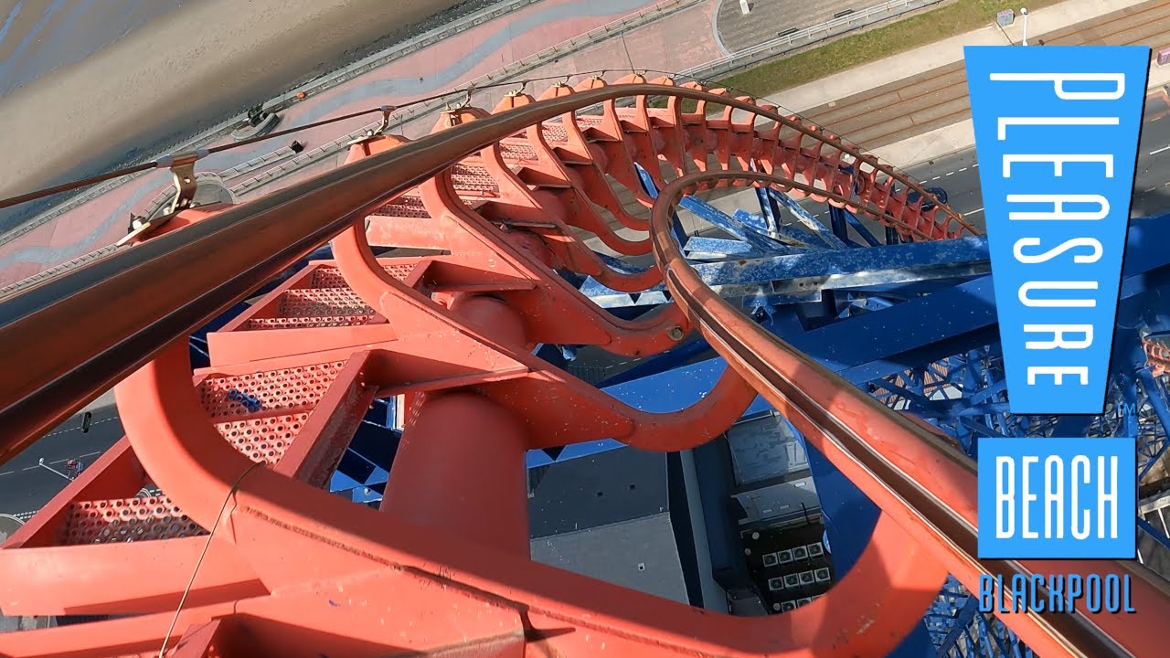 The Big One (Pepsi Max) "Between The Rails" On-Ride POV 4K | Blackpool ...