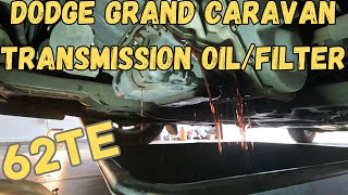 How To Do A Transmission Fluid and Filter Change | Dodge Grand Caravan 3.6 V6.