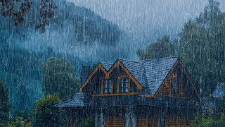 Sleep-inducing Rain Sound is Created by HEAVY RAIN. Deep Sleep, Stress Relief, Relax, White Noise