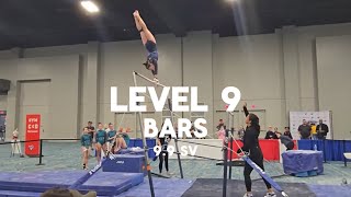 Level 9 Bar Routine 8.525 USAG Magical Classic ‘25 #gymnast #bars #level9