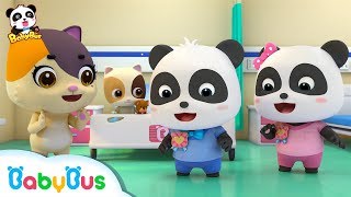 Baby Kitten is Scared of Hospital | Doctor Cartoon | Kids Songs | Panda Cartoon | BabyBus