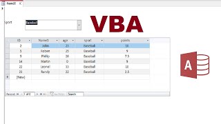Microsoft Access forms VBA: How to filter subform using Combo box from two tables