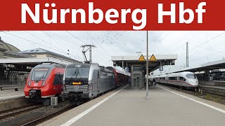 Bahnverkehr in Nürnberg Hbf (2016-2021)