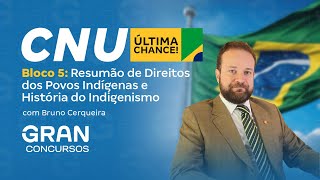 Concurso Nacional Unificado (CNU) - Bloco 5: Resumão de Direitos dos Povos Indígenas e Indigenismo