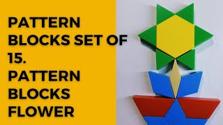 Attribute pattern blocks of 15. #patternblockflower .