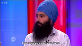 Does religion promote war or peace? @ BBC 1 Sunday Morning Live