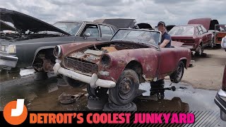 Exploring Detroit's Coolest Junkyard with David Tracy and Kristen Lee | Jalopnik