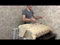 Процесс изготовления дивана с каретной стяжкой для дома diy chesterfield sofa