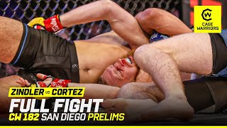 SLICK SUBMISSION 🐍 | Mikey Zindler vs. Eric Cortez | FULL FIGHT | CW 182