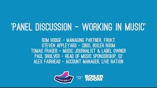 Panel Discussion - Working in Music