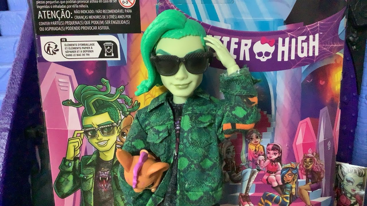 Monster High G3 Amazon Exclusive Basic Deuce Gorgon Doll Review ...