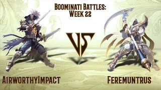 AirworthyImpact (Cervantes) VS Feremuntrus (Zasalamel) - Losers Final - BB: Week 22 (17.09.2020)