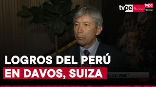 Ministro Arista: “El fondo de inversión más importante del mundo interesado en invertir en el Perú”