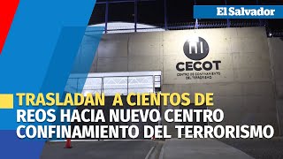 Trasladan en buses a cientos de reos hacia nuevo Centro Confinamiento del Terrorismo