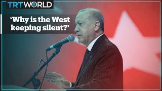Erdogan criticises the West’s silence over terror killings