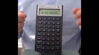 HP 10bII+ Financial Calculator Basic Tutorial