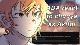 ADA REACT TO CHUUYA AS.... || pjsk x bsd || [soukoku]