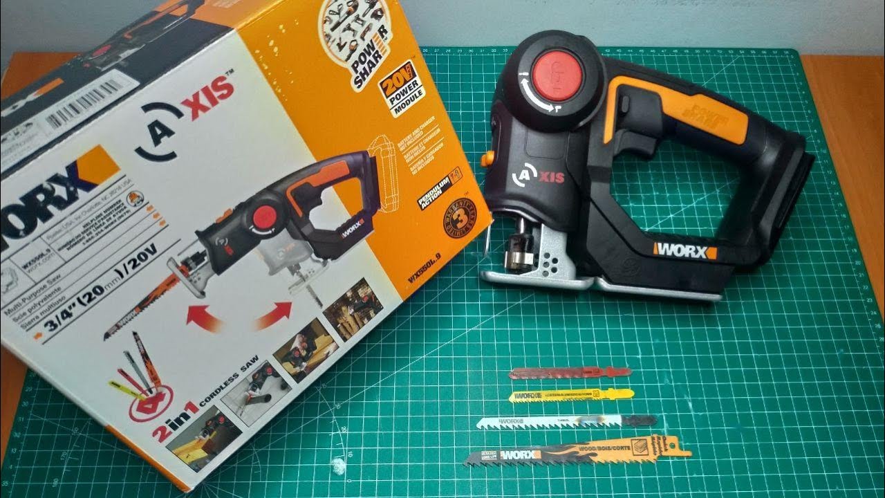 Unboxing Worx WX550L Cordless 20v | Jigsaw Ok, Reciprocating Saw Juga ...