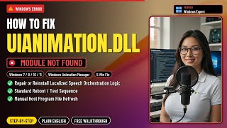 Fix uianimation.dll Shell Error!