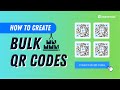 How to Create And Manage Bulk QR Codes with Google Sheets 📊