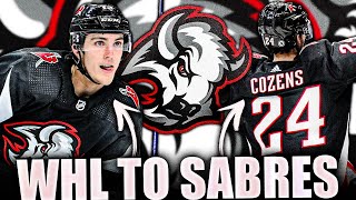 FROM THE WHL TO BUFFALO: DYLAN COZENS & PEYTON KREBS (Sabres Top Prospects NHL News & Rumours Today)