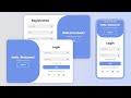 Responsive Login and Registration Form in HTML CSS & Javascript