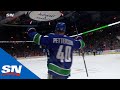 Elias Pettersson Scores Beautiful Backhand Goal For Overtime Winner Against Hurricanes