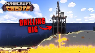 Tapping the MOLTEN Mantle In Minecraft Create Mod