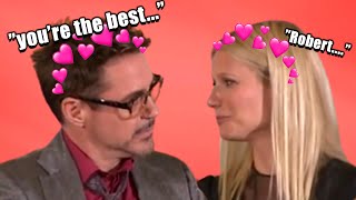 robert downey jr and gwyneth paltrow flirting for 6 minutes straight