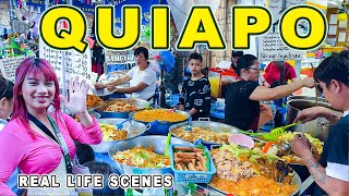 QUIAPO MANILA Streets Tour |  Nonstop Stream of People in the World’s Densest City