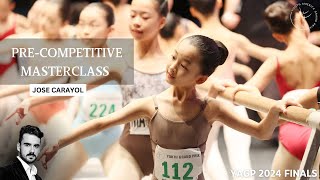 Pre-Competitive Masterclass with Jose Carayol - Group 5 - YAGP New York Finals