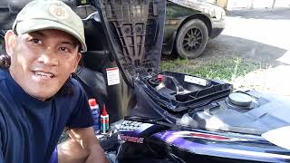 Suzuki Skydrive 125 Air filter  basic cleaning