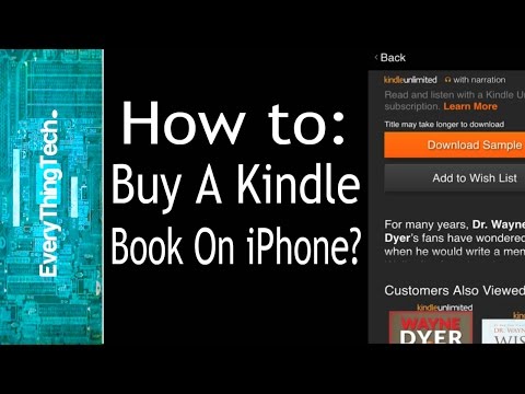 How to buy a Kindle Book on your iPhone? How to buy a Kindle Book on your iPhone?