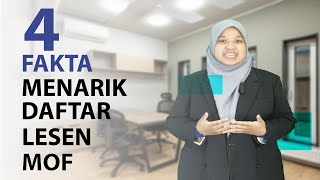 4 Fakta Menarik Daftar Lesen MOF