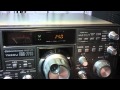 Yaesu FRG-7700 receiver walk through & lots of band scanning