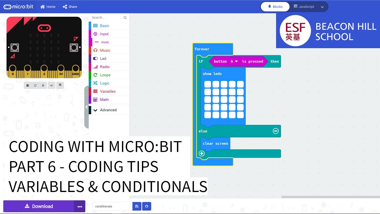 Coding With Micro:bit - Part 6 - Coding Tips - Variables And ...