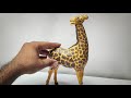 Clay Sculpting: How to make Giraffe with clay, DIY clay animals, clay Sculpture art, clay modelling