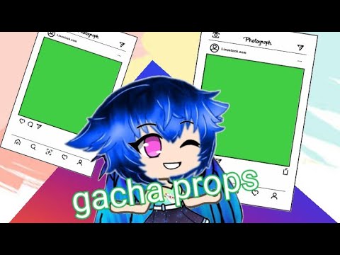 Gacha Props || Green Screen || Free To Use - YouTube