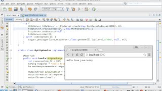 Simple example of Java HttpServer