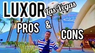 Pro's 🐫 Con's LUXOR Hotel Las Vegas - Full Review