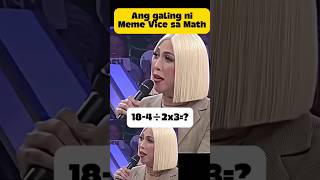 VICE GANDA NAGPAKITANG GILAS SA MATH