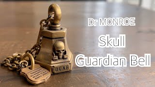 スカルのガーディアンベル、真鍮製（Skull Guardian Bell Brass）