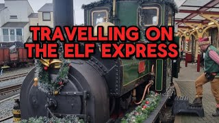 WE TRAVELLED ON THE ELF EXPRESS / Ffestiniog Railway / Santa #steamtrain  #Christmas #railway