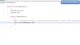 JDBC Tutorials for beginners 2 Java program to connect with access database