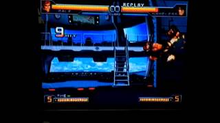 kof2002um ラルフ 端コンボ 1ゲージ即死までもうちょい...