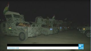 Iraq: Kurdish peshmerga forces prepare Mosul offensive under the cover of night